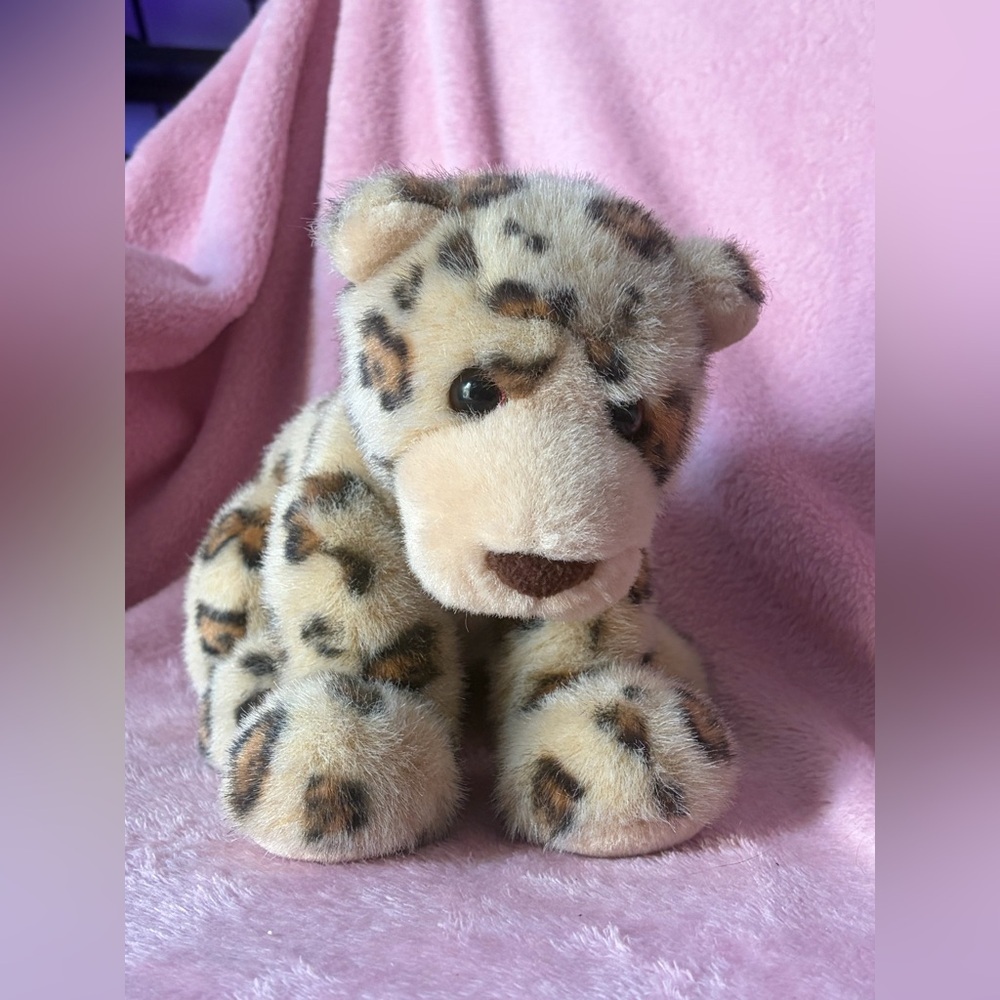 Gund vintage leopard plush